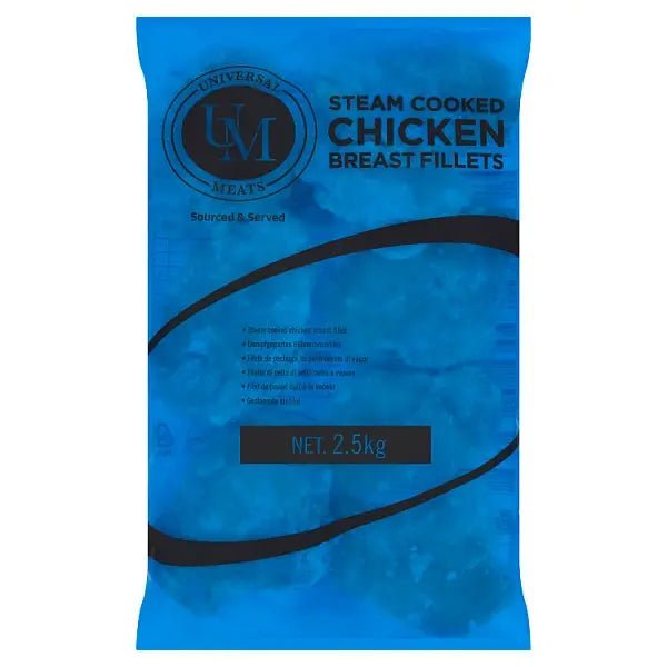 Universal Meats Steam Cooked Chicken Breast Fillets 2.5kg - Honesty Sales