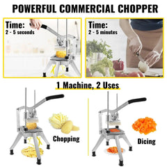 VEVOR Commercial Vegetable Chopper with 4 Blades - Honesty Sales