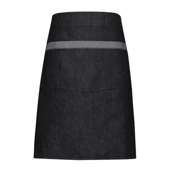 Waist Apron Contrast Denim Waist Apron - Honesty Sales