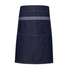 Waist Apron Contrast Denim Waist Apron - Honesty Sales