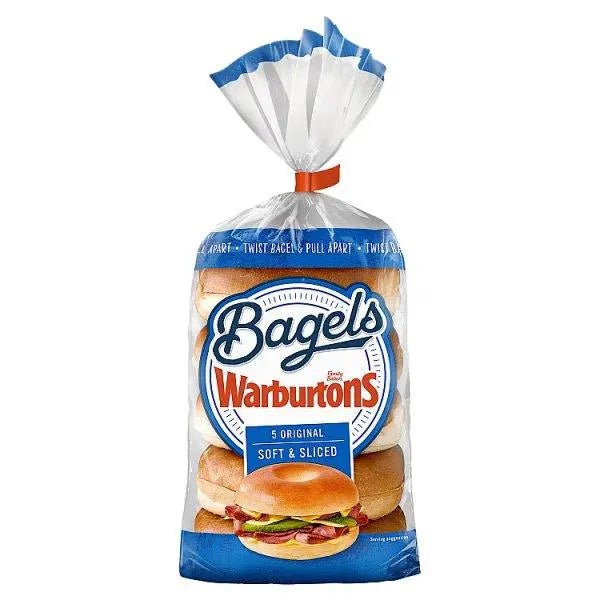 Warburtons 5 Original Bagels - Honesty Sales