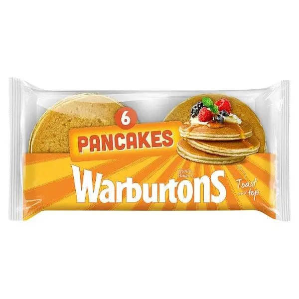 Warburtons 6 Pancakes - Honesty Sales