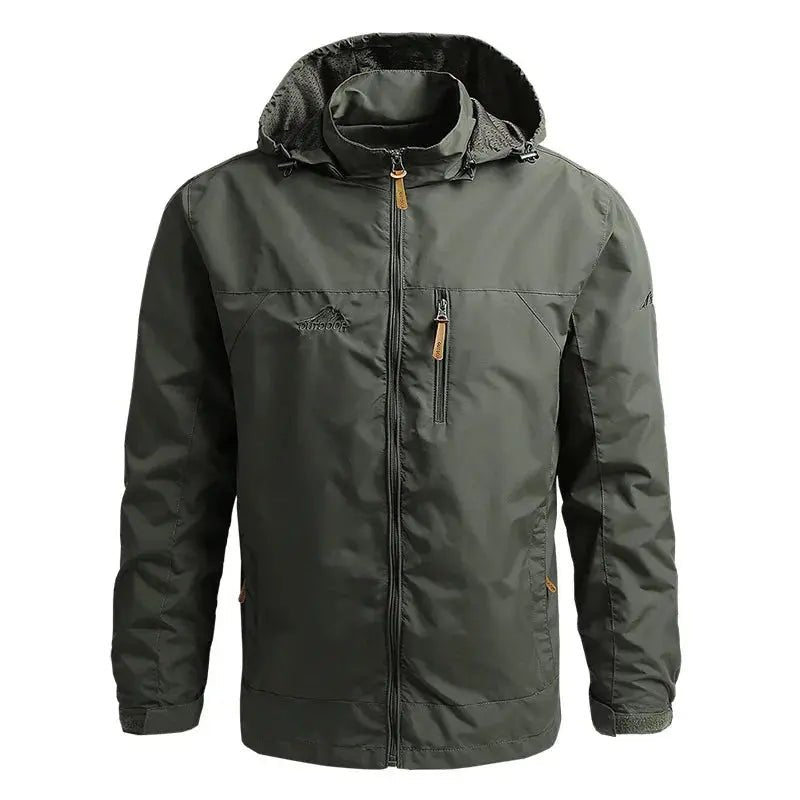 Waterproof Tactical Windbreaker Jacket – Lightweight Hooded Outdoor Gear (S - 5XL) - Honesty Sales