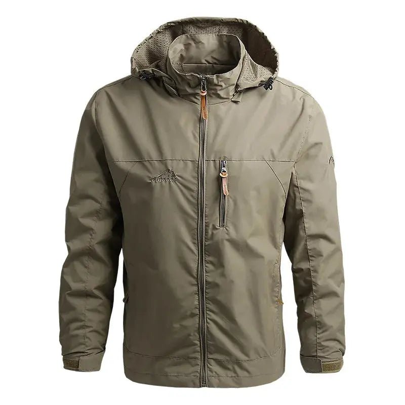Waterproof Tactical Windbreaker Jacket – Lightweight Hooded Outdoor Gear (S - 5XL) - Honesty Sales