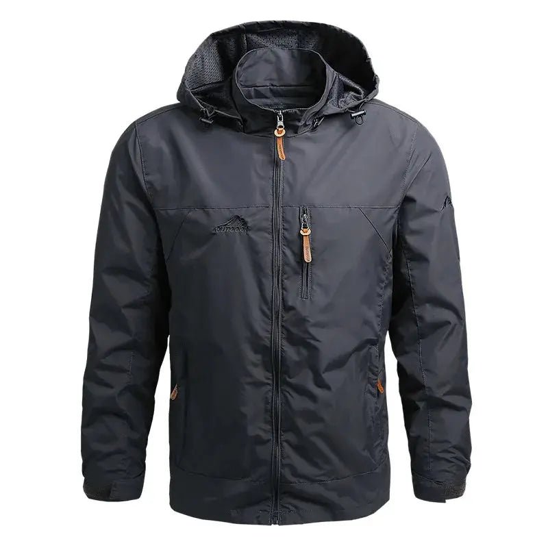 Waterproof Tactical Windbreaker Jacket – Lightweight Hooded Outdoor Gear (S - 5XL) - Honesty Sales