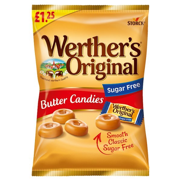 Werther's Original Sugar Free Butter Candies 65g (12 x 65g) - Honesty Sales