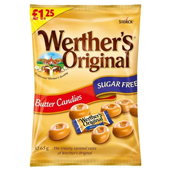 Werther's Original Sugar Free Butter Candies 65g (Case of 12) - Honesty Sales