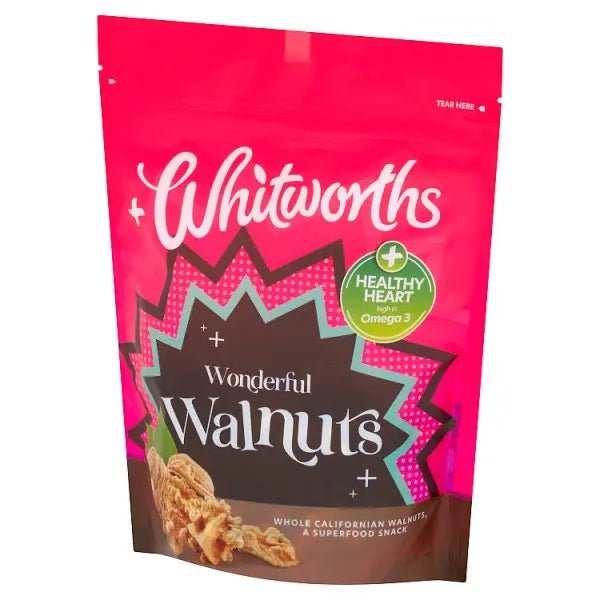 Whitworths Wonderful Walnuts 110g (Case of 7) - Honesty Sales