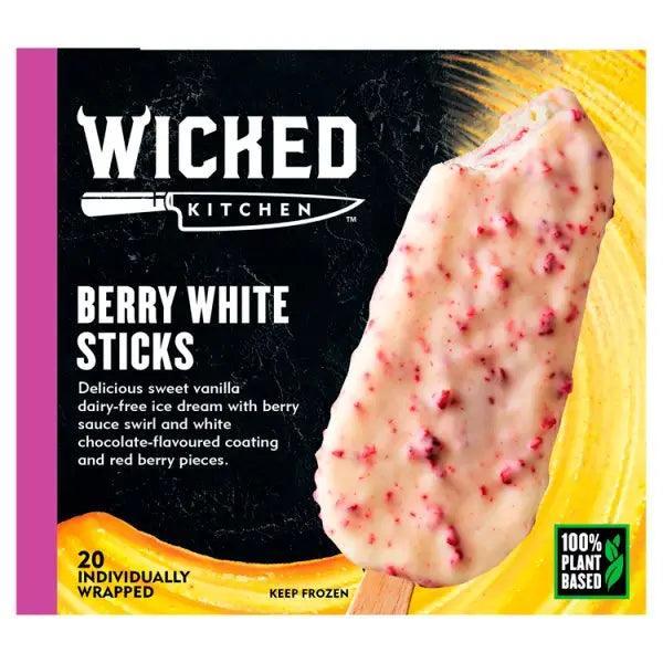 Wicked Kitchen Berry White Sticks 20 x 76g (Case of 20) - Honesty Sales