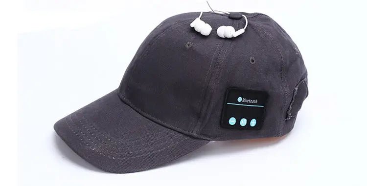 Wireless Headphones Bluetooth Earphone MusicCap Men Women Outdoor Leisure Hands - free Call Baseball Hat For Mobile Phone - Honesty Sales