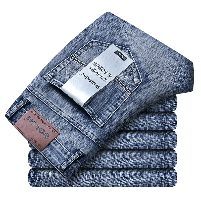 Withinlee Men's Business Jeans – Classic Stretch Denim Trousers (Blue/Black) - Honesty Sales