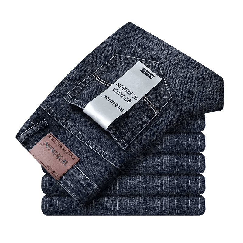 Withinlee Men's Business Jeans – Classic Stretch Denim Trousers (Blue/Black) - Honesty Sales