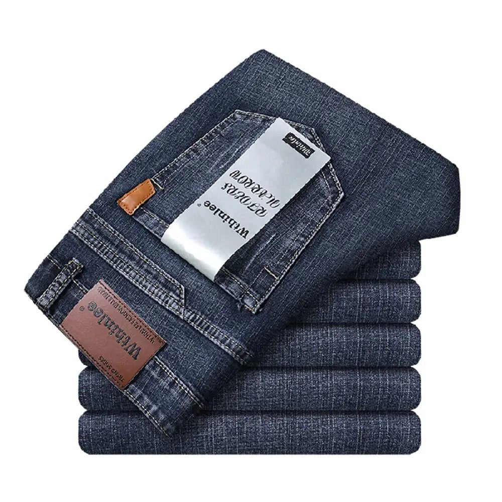 Withinlee Men's Light Blue Business Jeans – Classic Stretch Denim Trousers - Honesty Sales