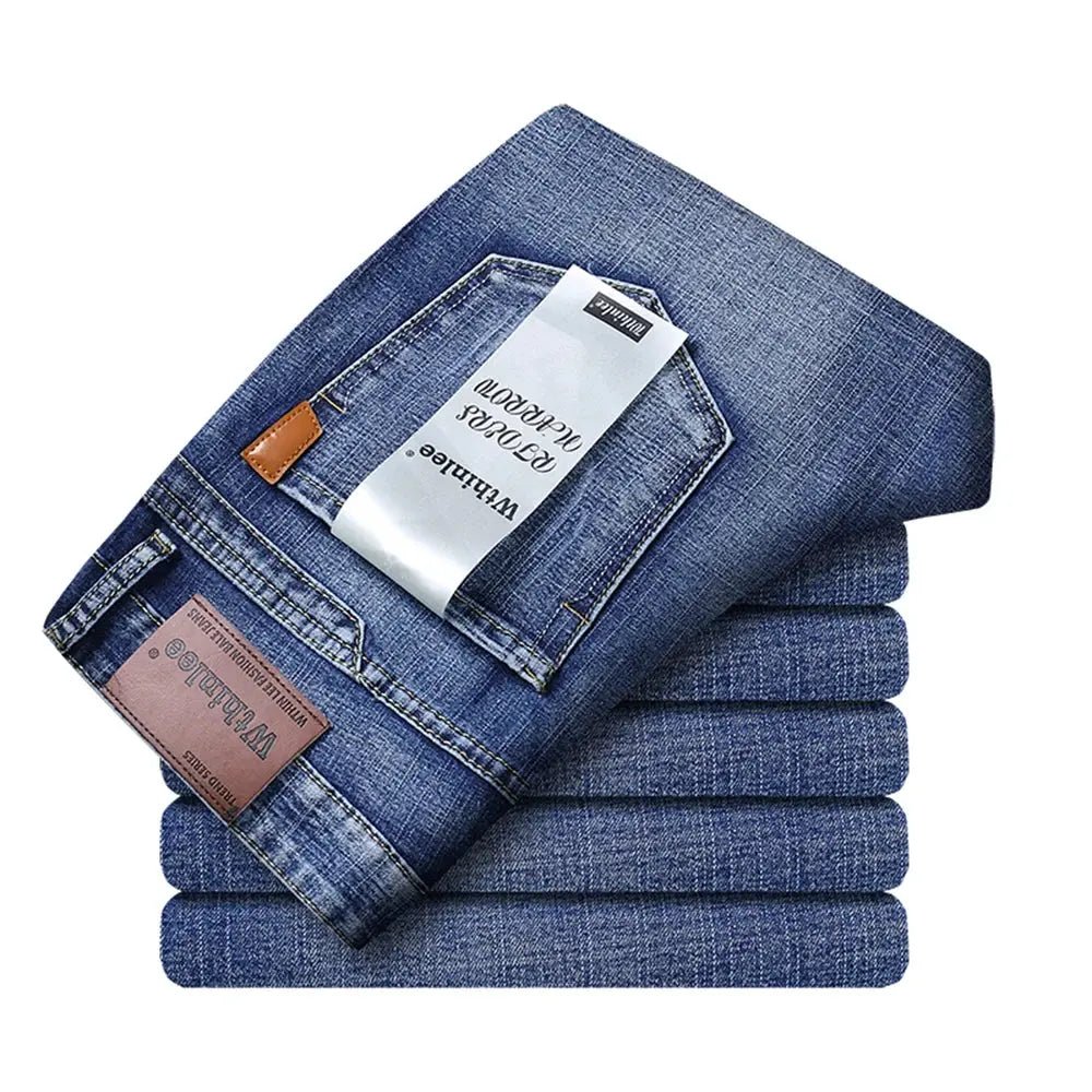 Withinlee Men's Light Blue Business Jeans – Classic Stretch Denim Trousers - Honesty Sales