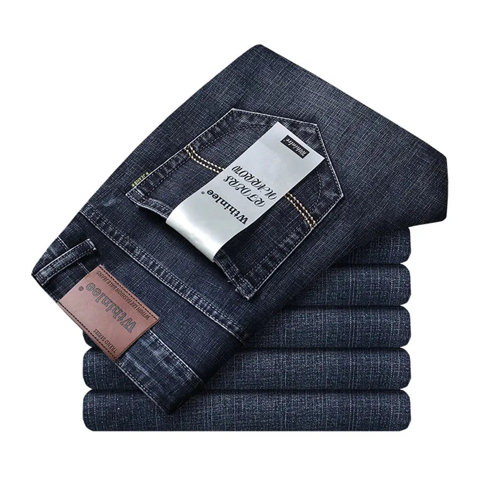 Withinlee Men's Light Blue Business Jeans – Classic Stretch Denim Trousers - Honesty Sales