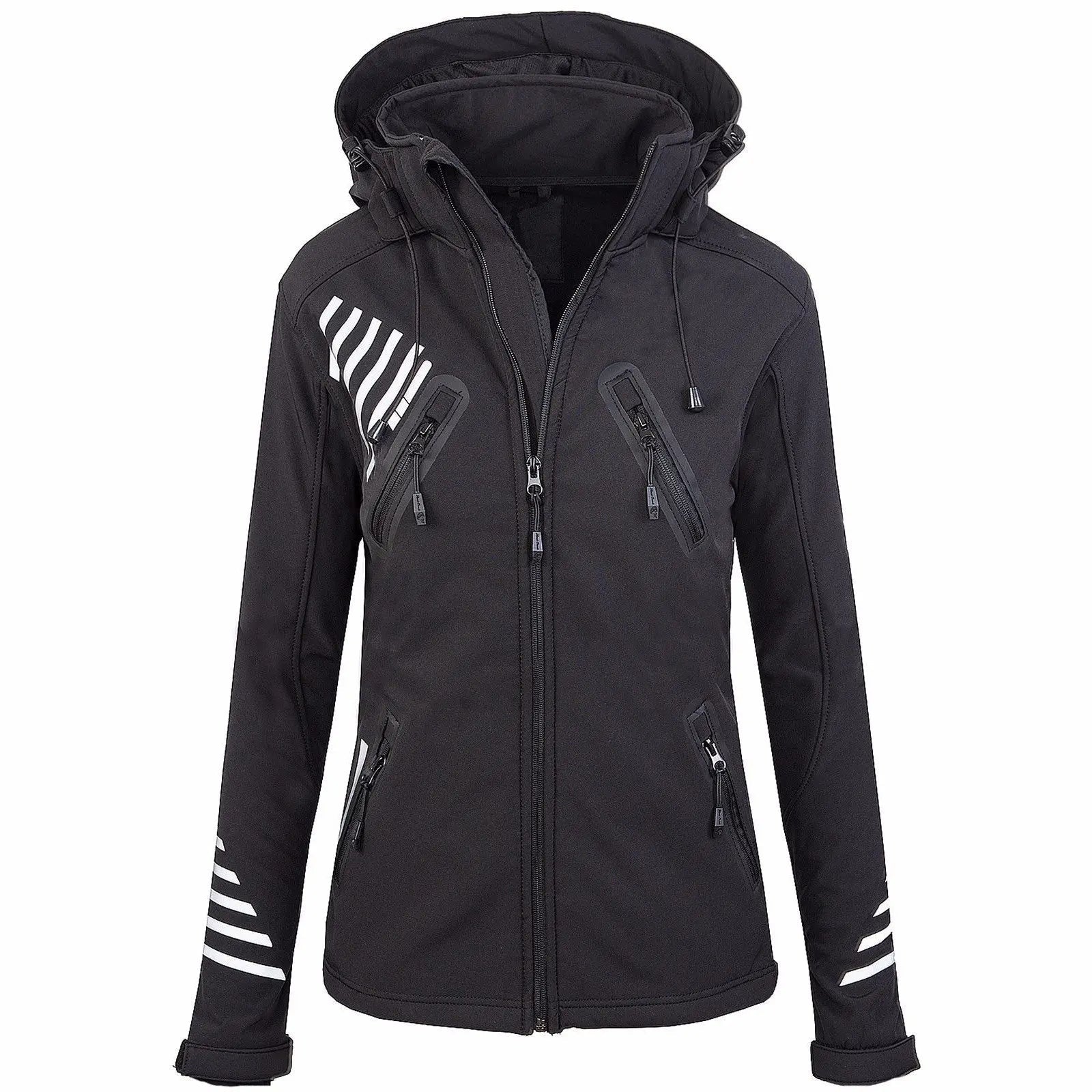 Women Jacket Outdoor Mountaineering Zipper For Warmth - Honesty Sales