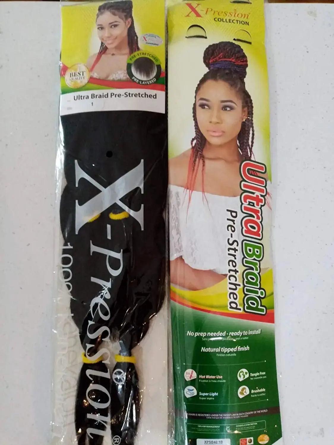 X-Pression Collection Ultra-Braid Hot Water Use - Honesty Sales