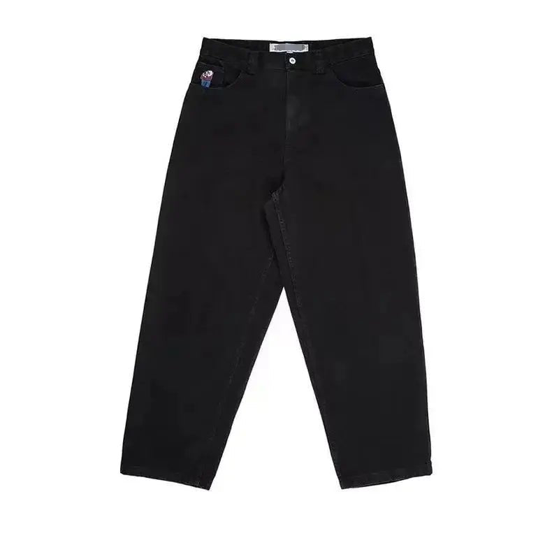 Y2K Big boy Jeans for Men Streetwear Baggy Jeans Embroidery Denim - Honesty Sales