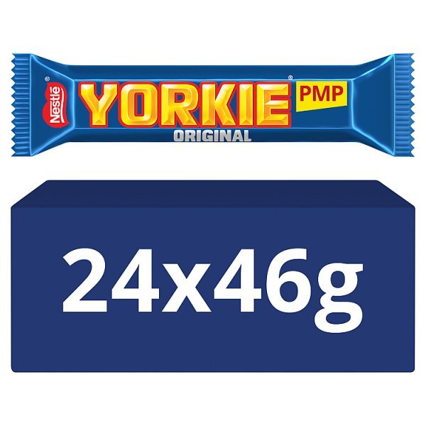 Yorkie Milk Chocolate Bar 46g (24 x 46g) - Honesty Sales