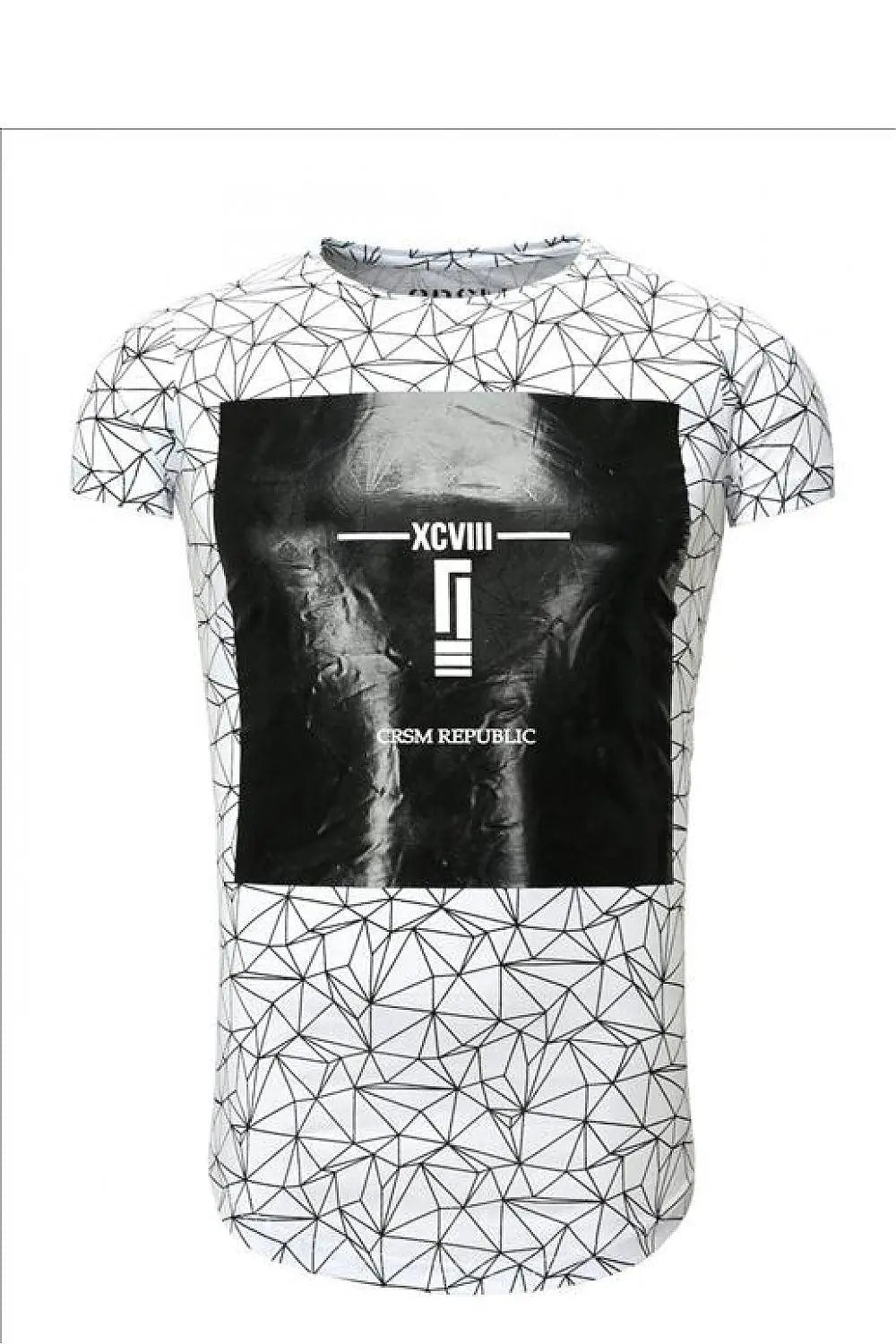 YourNewStyle Men's short sleeve white t-shirt - Honesty Sales