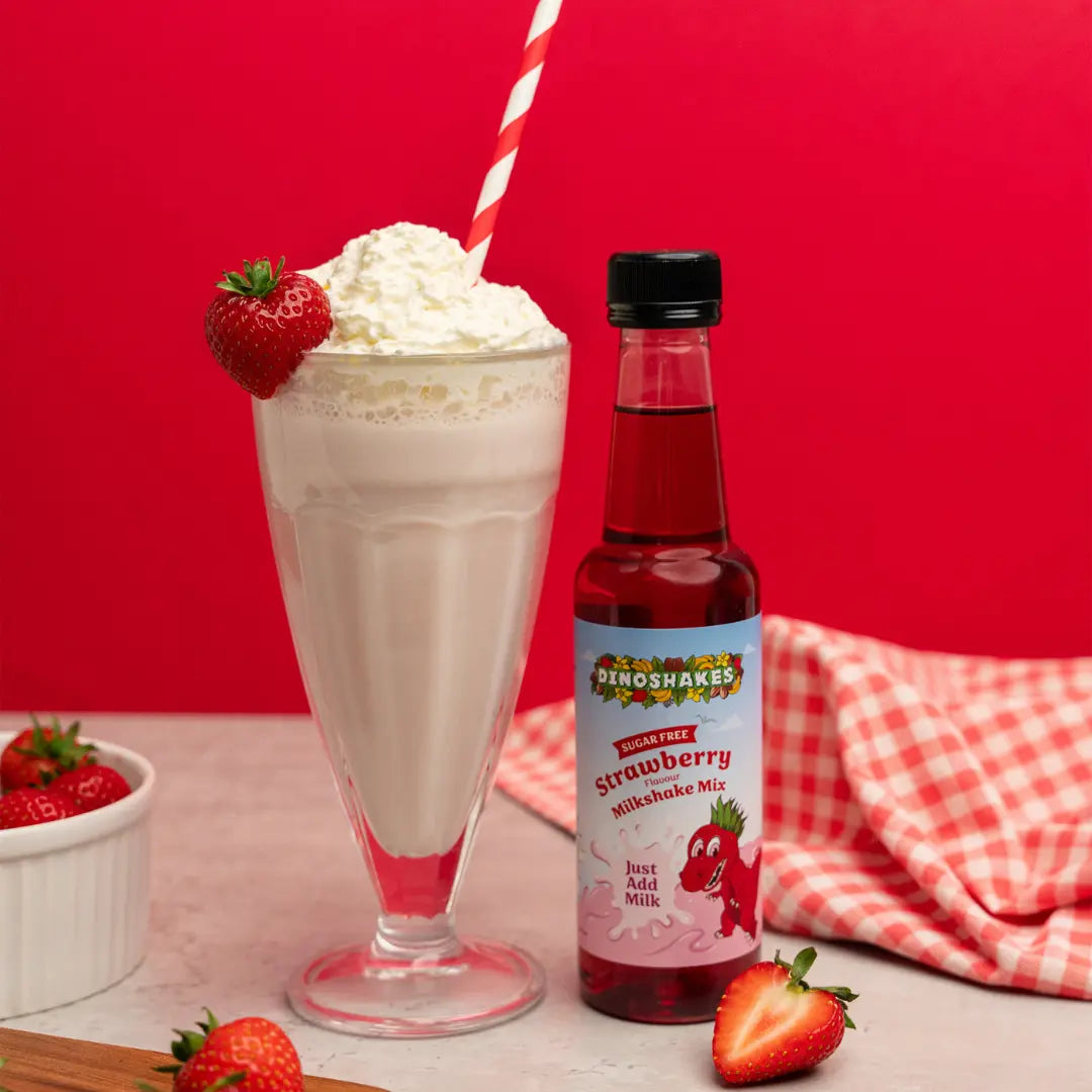 Dinoshakes Strawberry Milkshake Mix - Honesty Sales
