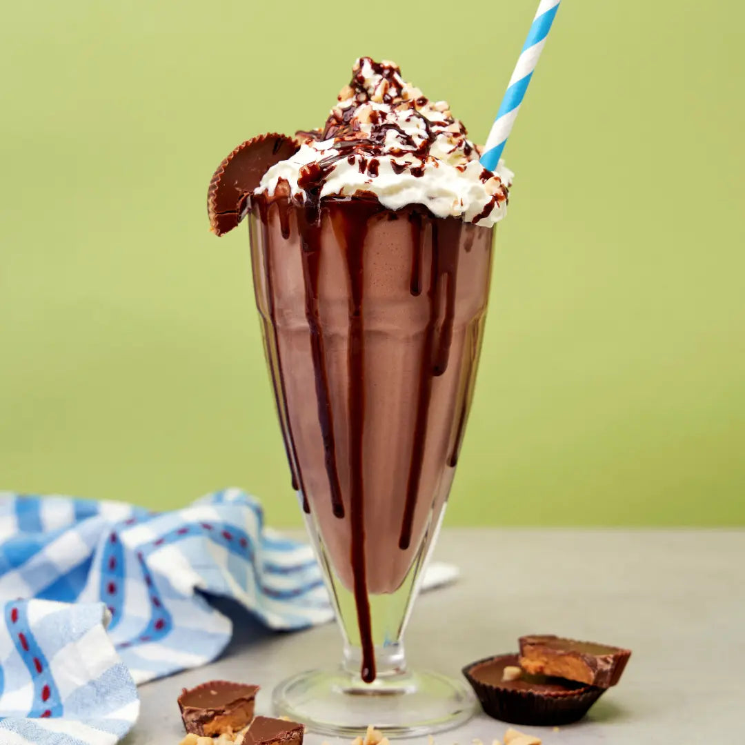 Peanut Butter Chocolate Milkshake - Honesty Sales