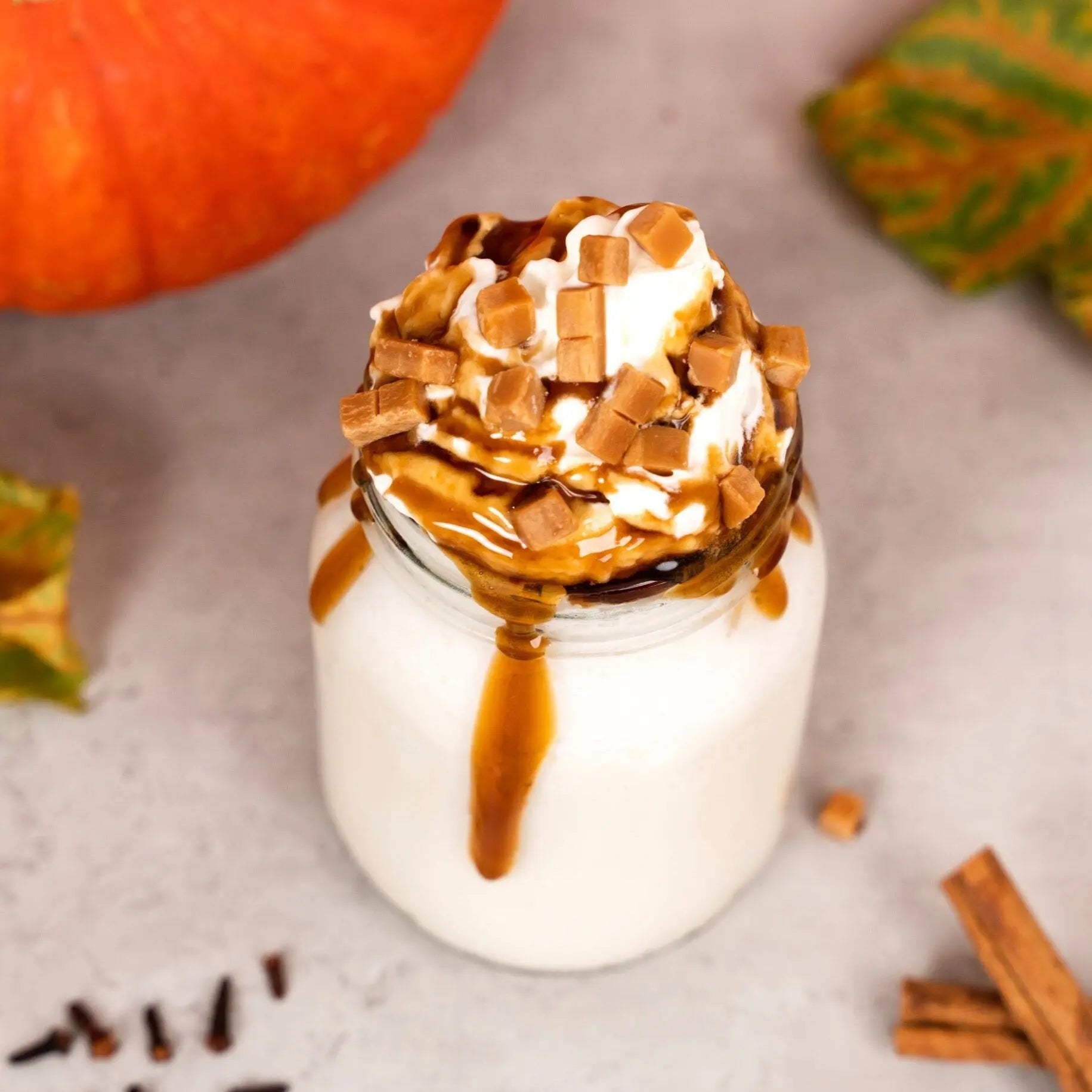 Salted Caramel Pumpkin Spice Frappe - Honesty Sales