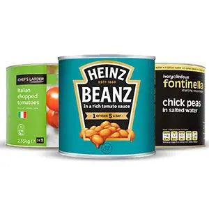 Tinned Vegetables Catering - Honesty Sales