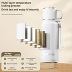 1.5L Stainless Steel Thermos Bottle – Vacuum Insulated Flask for Hot Coffee, Tea & Cold Drinks  Honesty Sales U.K