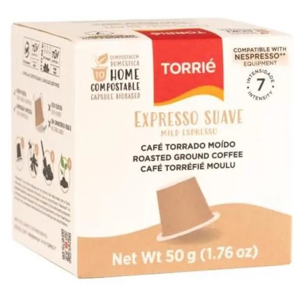 100% Home Compostable Nespresso Compatible Suave Mild Coffee 10 Capsules - Honesty Sales