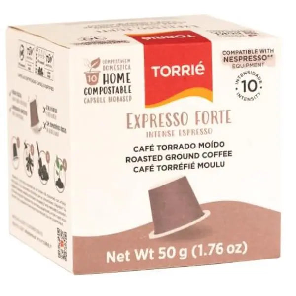 100% Home Compostable Nespresso Compatible Intense Strong Coffee 10 Capsules - Honesty Sales U.K Main image