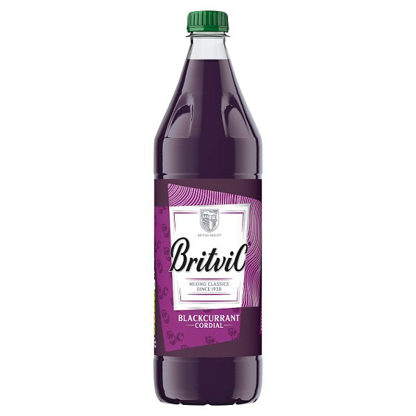 Britvic Blackcurrant Cordial 1L (12 x 1ltr)