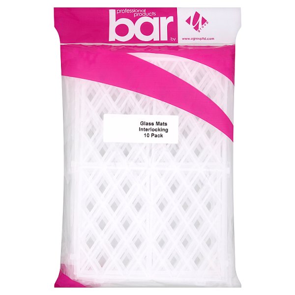 U Group Bar Professional Products Glass Mats Interlocking 10 Pack Main image