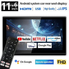 11.6 Inch Portable Mini Digital TV 1080P HDMI Handheld Car Television WIFI IPS HD Display Screen for Home Kitchen Outdoor Use - Honesty Sales