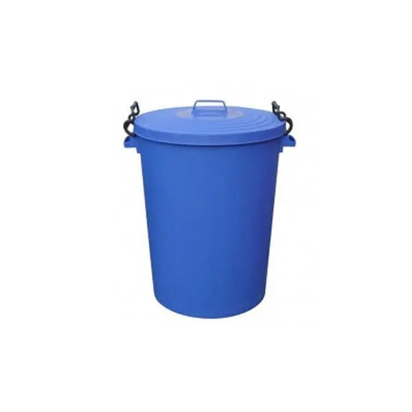 110L Clip Bin with Lid Blue - Honesty Sales