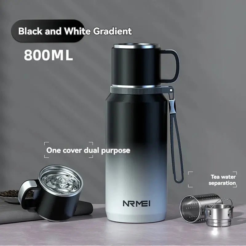 1.5L Stainless Steel Thermos Bottle – Vacuum Insulated Flask for Hot Coffee, Tea & Cold Drinks - Honesty Sales