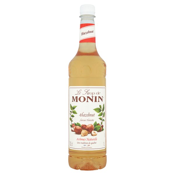 MONIN Hazelnut Syrup 1L (1 x 1ltr)