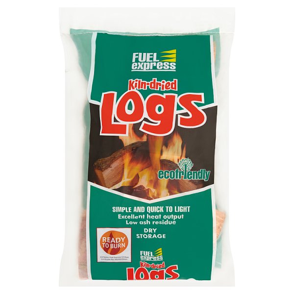 Fuel Express Kiln-Dried Logs (1 x 1pk)