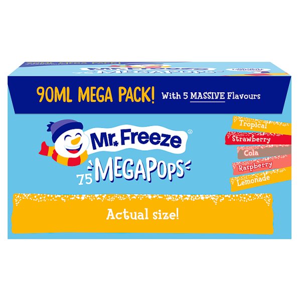 Mr Freeze Megapops 75x90ml (Case of 75)