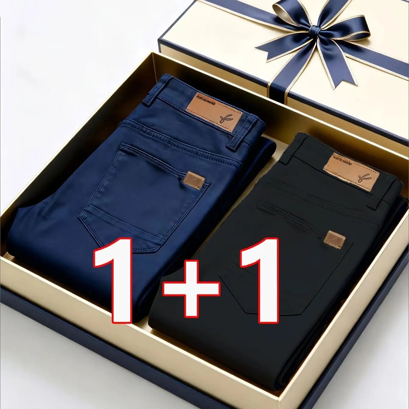 2 - Pack Men’s All - Season Stretch Chino Pants – Regular Fit Casual & Semi - Formal - Honesty Sales