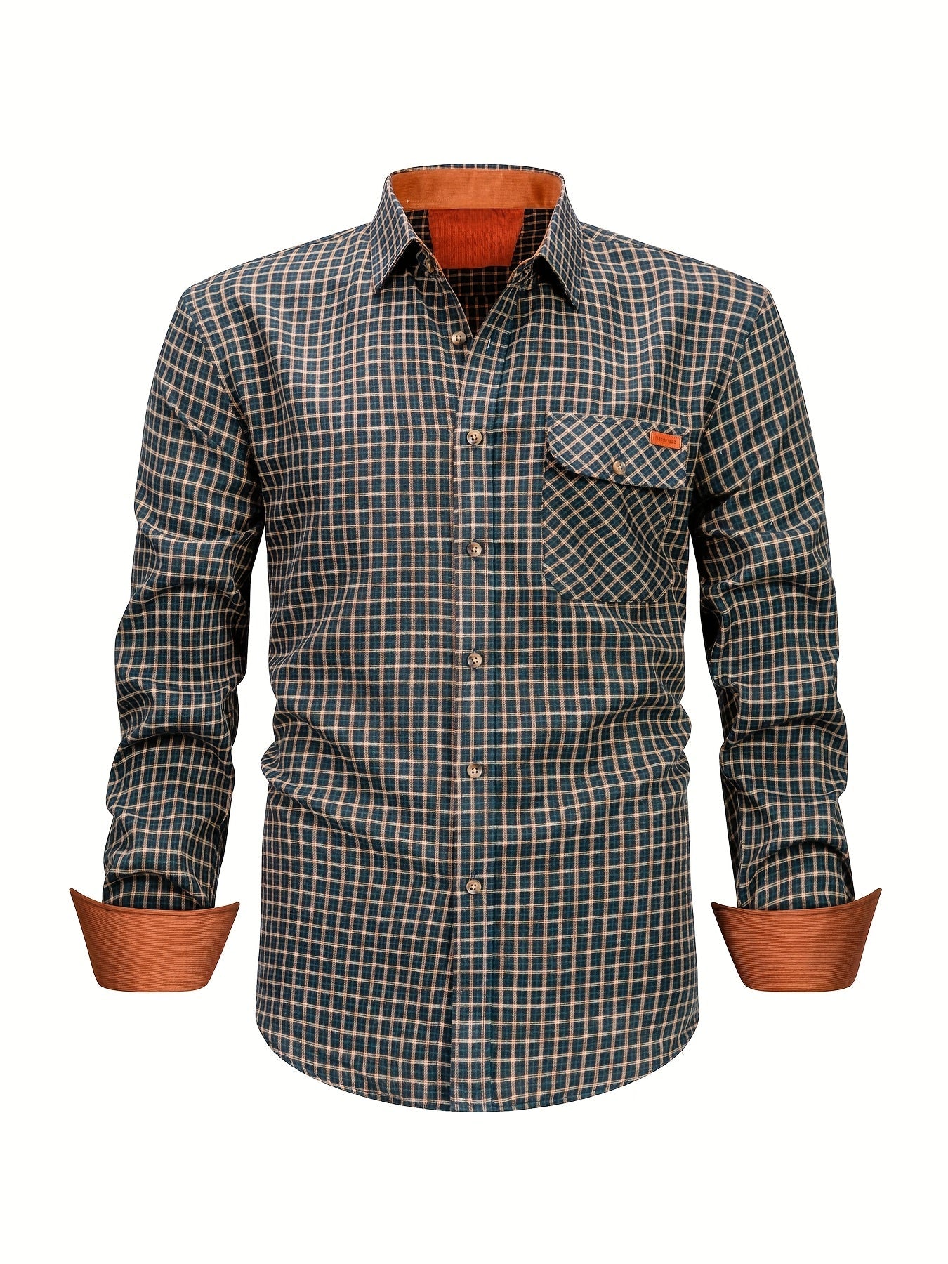 2 - Pack Men’s Flannel Brushed Plaid Shirts – Long Sleeve, Thick Casual Autumn/Winter Wear - Honesty Sales