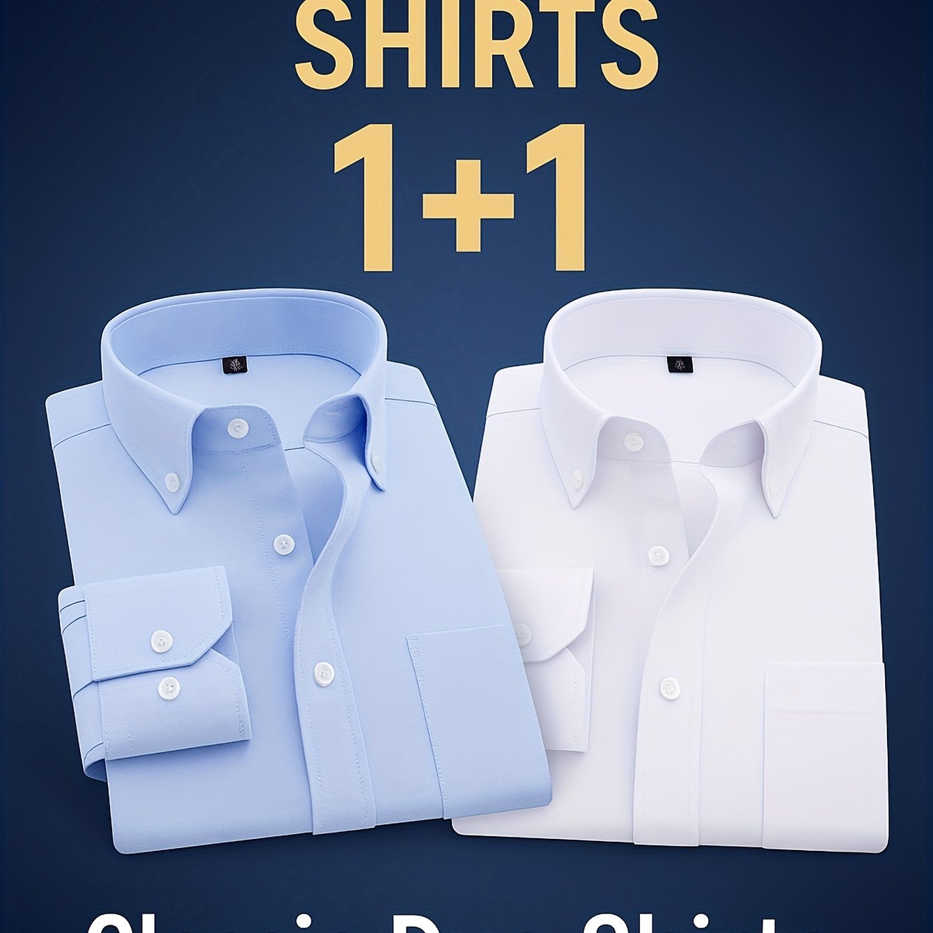 2 - Pack Men’s Premium Oxford Shirts – Executive & Wedding Essentials, Wrinkle - Resistant, All - Day Comfort - Honesty Sales