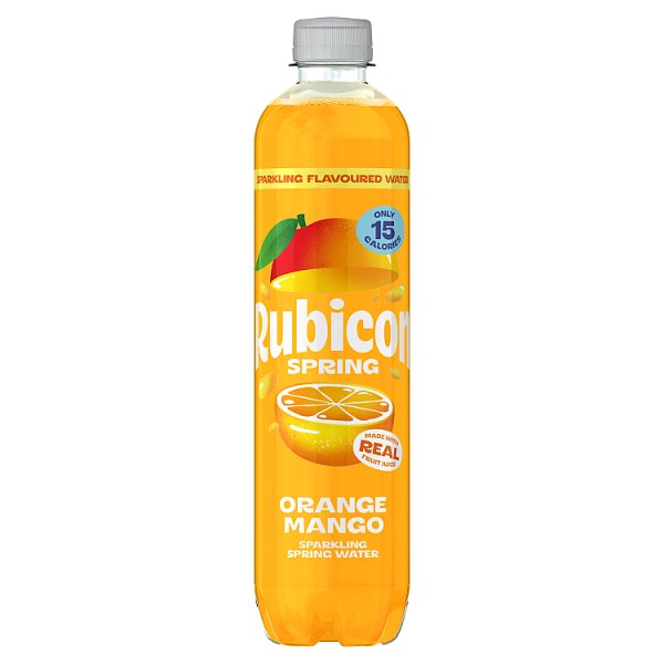 Rubicon Orange Mango Sparkling Spring Water 500ml (12 x 500ml)