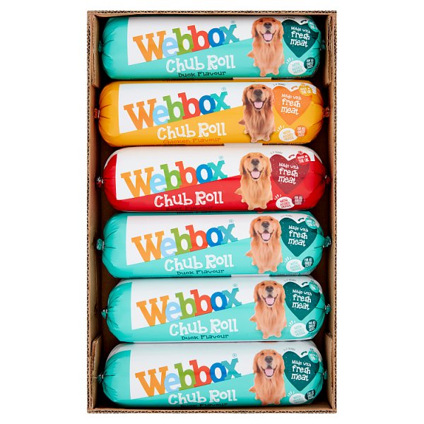 Webbox Chub Roll Chicken Flavour 1-7 Years 720g (8 x 720g)
