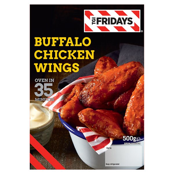 TGI Fridays Buffalo Chicken Wings 500g (1 x 500g)