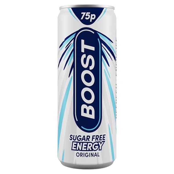 Boost Sugar Free Energy Original 250ml (24 x 250ml)