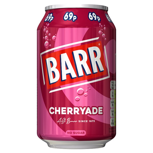 Barr Cherryade 330ml (24 x 330ml)