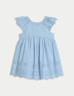 2pc Pure Cotton Broderie Outfit (0 Mths-3 Yrs) Honesty Sales