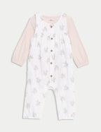 2pc Pure Cotton Floral Outfit (7lbs - 1 Yrs) Honesty Sales