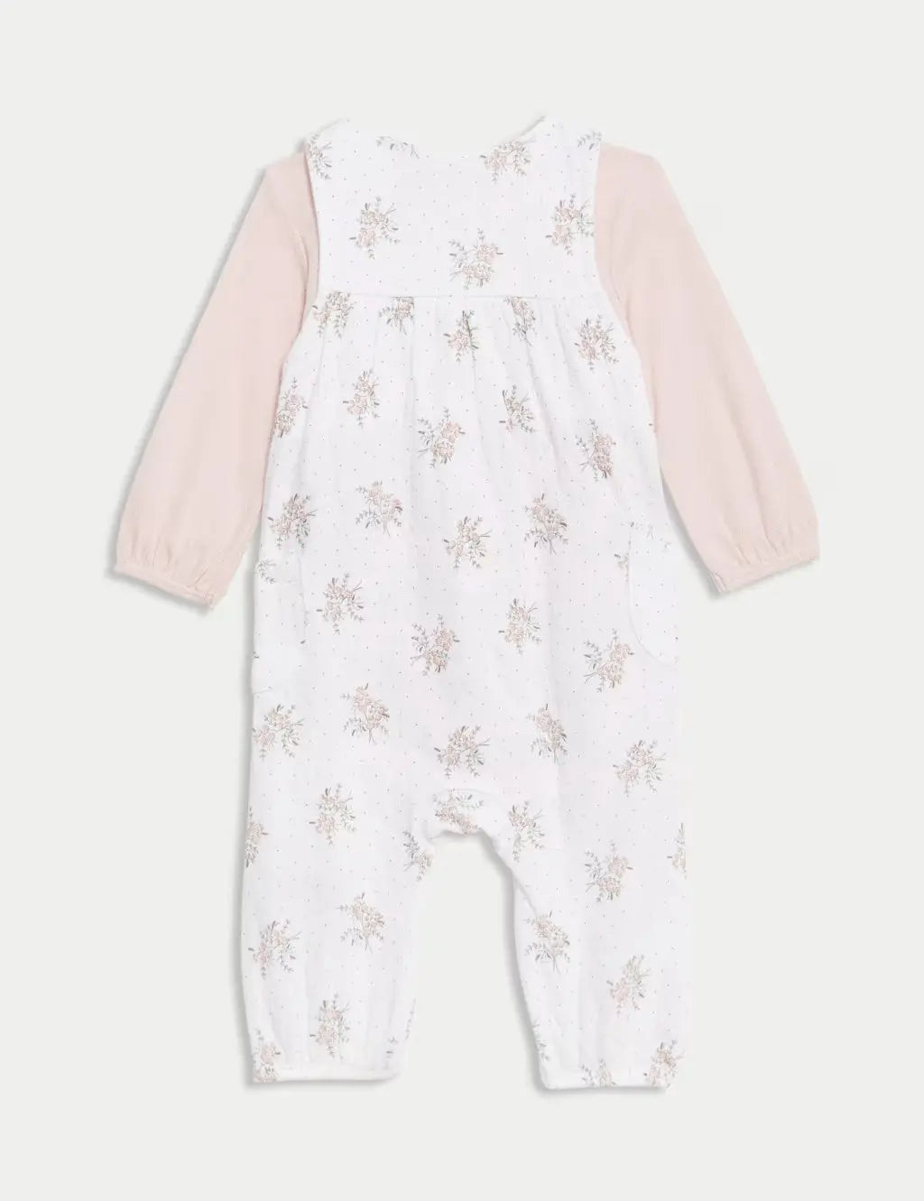 2pc Pure Cotton Floral Outfit (7lbs - 1 Yrs) Honesty Sales